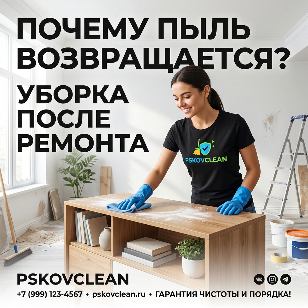 Почему пыль возвращается после ремонта и как её убрать